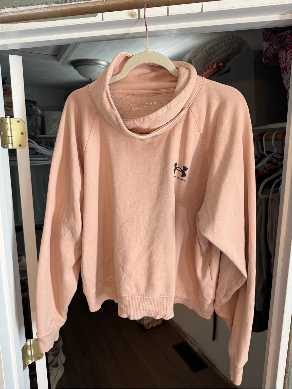 Under Armour Women's Blush Cowl Neck Pullover Sweatshirt